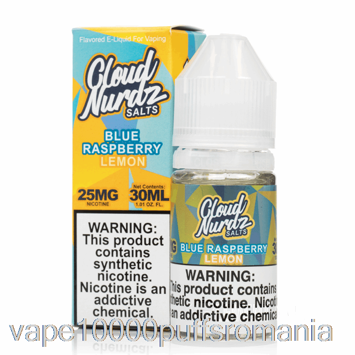 Vape Romania Albastru Zmeura Lamaie - Cloud Nurdz Sare - 30ml 25mg